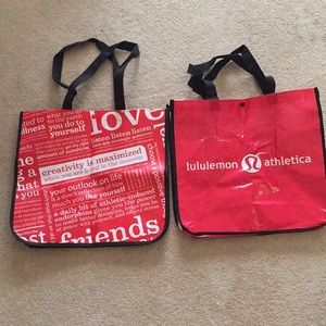 2 large lululemon bags